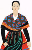POCHOIR Print "GIRL from JAEN" from "COSTUMES ESPAGNOLES"  -1939
