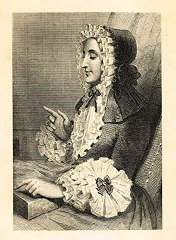 Memoires of the Court of England - MADAME DU DEFFAND - Photo-Etching - 1843