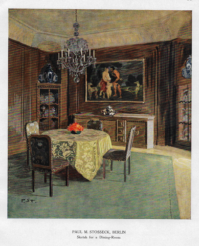 BERLIN - SKETCH FOR A DINING ROOM