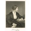 Portrait Gallery - "ALICE CARY" - Steel Engraving - 1874