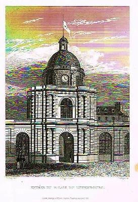 Paris & Its Environs - "ENTREE DU PALAIS DU LUXEMBOURG" - Steel Eng - 1831