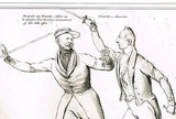 HB Sketches' Satire - "I'LL BE YOUR SECOND" - Antique Print -1832