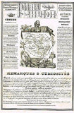 Henry French Department Antique Map - "COTES DU NORD" - Steel Eng. - 1835