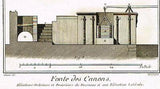 Diderot - FONDE DES CANONS (CANON FOUNDRY) - Antique Engraving - 1751
