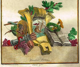Delafosse's DIVERSES CONCORDE & FORTUNES - Hand-Col. Eng. -1768