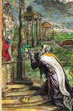 Picart's Muses - KING OF CALYDON PUNISHED - Hand Colored Eng - 1733