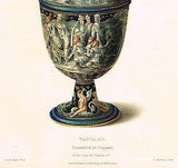 Shaw's Specimens - "TANKARD ENAMELLED ON COPPER" -H-Col. Eng. - 1836