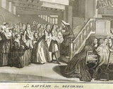 Picart's Customs -  LE BAPTEME DES REFORMES - Copper Eng -1733