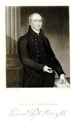 "Gallery of Distinguished Americans" - "REV. TIM WHITE" - Steel Engraving -1835 - Sandtique-Rare-Prints and Maps