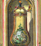 Vignole's Design - DECORATIVE EARTHENWARE STOVE - Antique Print -1762
