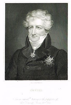Knight's 'Gallery of Portraits' - "CUVIER" - 1833 - Engraving