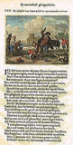 Jacob Cats -1655- "MAN HITTING MAN HITTING MAN" Antique Print Emblem