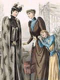 French Fashion - LE MONITEUR DE LA MODE - Hand-Col'd Eng.- 1890