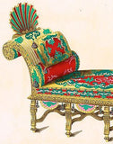 Shaw's Furniture - "COUCH FROM PENSHURST PLACE" -H-Col. Eng. - 1836