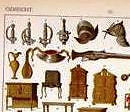 Kretschmer's Costumes -1882- ASSORTED WEAPONS - 1600-1800 - Antique Print