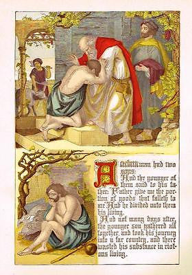 Antique Bible Print