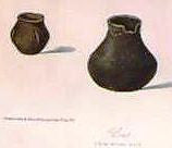 Saxon Obsequities - by Neville -1852 - SMALL CLAY URNS