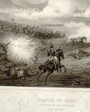 England's Battles by Williams-1860- BATTLE OF KARS - Engraving