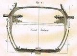 Diderot Enclyclopedie - MARINE BOAT WITH GUNS  PLATE XVI - Engraving  1751