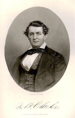 "Eminent Americans" -1853- HON. WILLIAM CLARKE of MD.