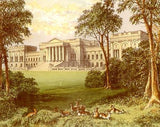 Morris's County Seats - Castles - STOWE PARK - Chromolithograph - 1866