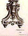 Pequegnot's Ornaments - 1858 - FANCY STANDS by BERAIN - Litho