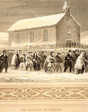 Howie's "Scots Worthies" -1864- INTRUSION AT MATNOCH - Engraving