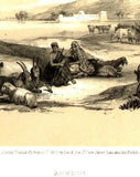 Roberts's Holy Land Tinted Lithograph - 1855 - ASHOD