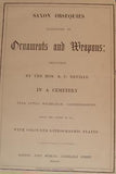 Saxon Obsequities - by Neville -1852 - FOUR URNS