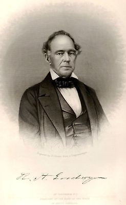 "Eminent Americans" -1853- ROBERT H. GOODWYN of SC. - Sandtique-Rare-Prints and Maps