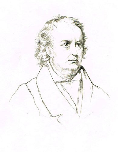 Samuel Smiles's 'Brief Biographies' - "JEAN PAUL RICHTER" - Steel Engraving - 1861
