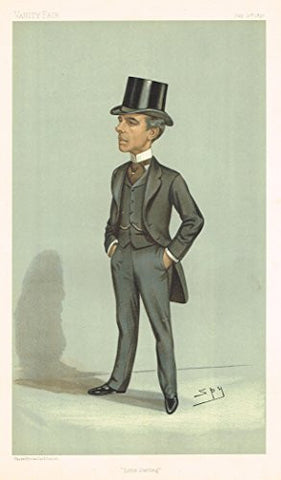 Vanity Fair SPY Caricature - LITTLE DARLING (CHARLES DARLING) - Chromolithograph - 1886