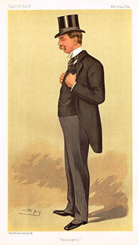 Vanity Fair SPY Portrait - WESTHOUGHTON - Large Chromolithograph - 1894