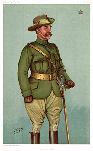 Vanity Fair SPY Caricature - IMPERIAL YEOMANDRY (CHARLES CAVENDISH) - Chromolithograph - 1895