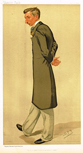 Vanity Fair SPY Portrait - HE IS A SMART FELLOW AND AN HONEST LAWYER - Large Chromolithograph - 1893