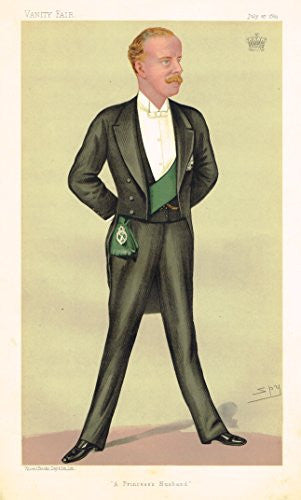 Vanity Fair "SPY" Caricature - "A PRINCESS'S HUSBAND" (EARL OF FIFE) - Chromolithograph - 1886
