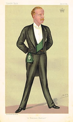 Vanity Fair "SPY" Caricature - "A PRINCESS'S HUSBAND" (EARL OF FIFE) - Chromolithograph - 1886