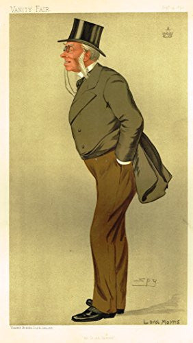 Vanity Fair SPY Portrait - AN IRISH LAWYER - Large Chromolithograph - 1893