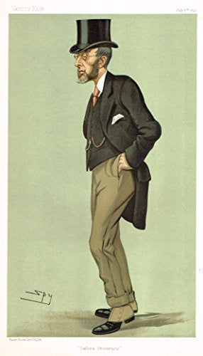 Vanity Fair SPY Caricature - OXFORD UNIVERSITY (JOHN GILBERT TALBOT) - Chromolithograph - 1895