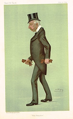 Vanity Fair "SPY" - "WEST HAMPSHIRE" (WILLIAM B. BEACH, M.P.) - Chromo - 1895