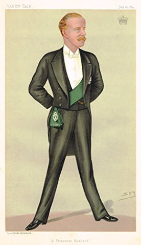 Vanity Fair SPY Caricature - A PRINCESS'S HUSBAND (EARL OF FIFE) - Chromolithograph - 1886