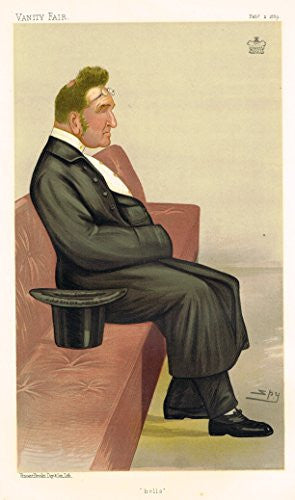 Vanity Fair "SPY" Caricature - "BELLS" (LORD GRIMTHORPE) - Chromolithograph - 1895
