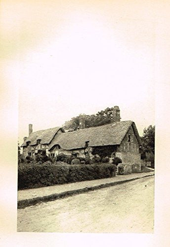 Cook's England Picturesque - "ANNE HATHAWAY'S COTTAGE, SHOTTERY" - Photogravure - 1899