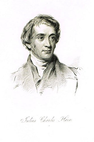 Samuel Smiles's 'Brief Biographies' - JULIUS CHARLES HARE - Steel Engraving - 1861