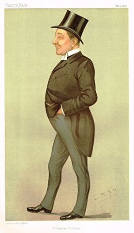 Vanity Fair "SPY" Caricature - "A HEGELIAN POLITICIAN" (RBS HALDANE) - Chromo - 1895