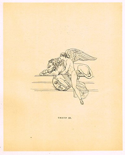 Cicognara's Works of Canova - "GROUP 3"- Heliotype - 1876