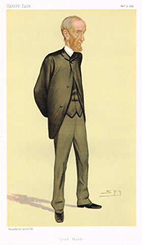 Vanity Fair "SPY" Caricature - "LORD KERR" (GEN. MARK KERR) - Chromolithograph - 1886