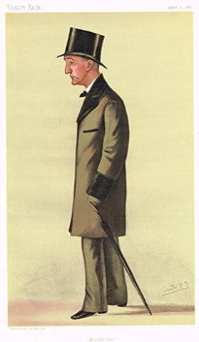 Vanity Fair SPY Caricature - MONTROSE (BAXTER MONTROSE, M.P.) - Chromolithograph - 1895