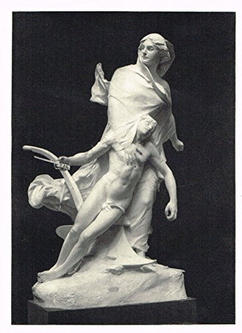 Salons of 1901's "MONUMENT TO THE SONS OF LE GARD" - A. MERCIE - Photograveure - 1901