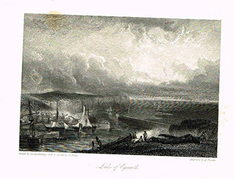 Waverley's Keepsake - "LINKS OF EYMOUTH" - Steel Engraving - 1853